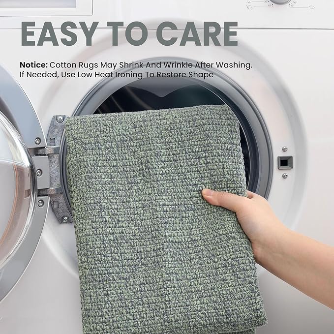 EARTHALL Washable Runner Rug 3x7 Ft Non Slip Runners
