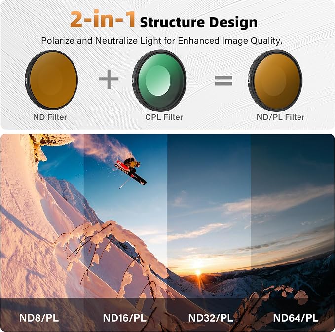 Walking Way ND Filter Set Compatible