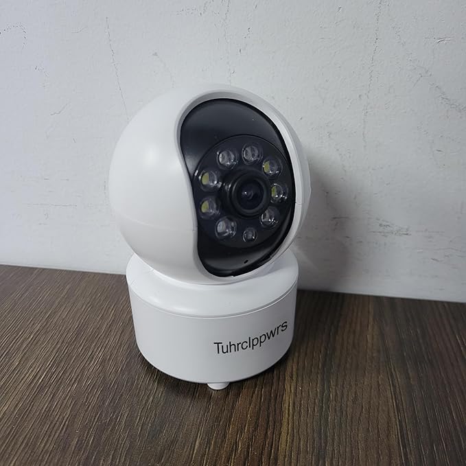 TuhrcIppwrs Cameras for Monitoring Pets Indoor Camera 2.5K, No Monthly Fees, Pan & Tilt, 360° Dog/Pet Camera for Home Security