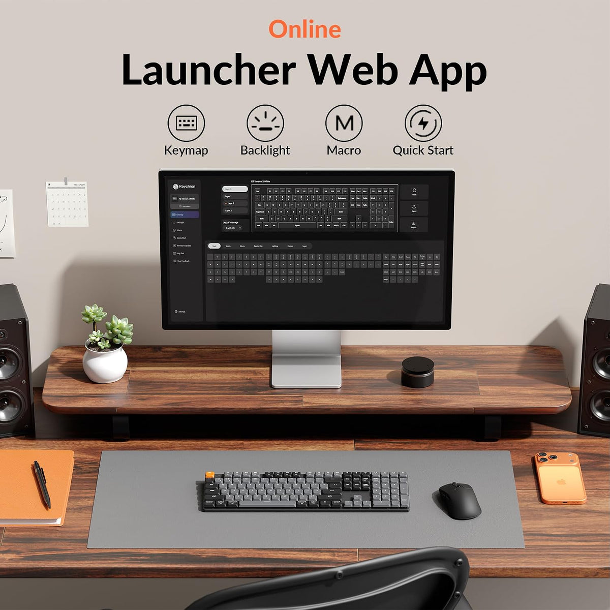 Keychron K5 Version 2 Wireless Bluetooth Low Profile Mechanical Keyboard