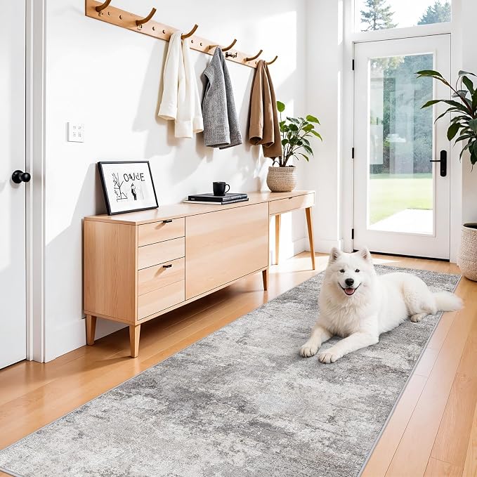 3x10 Extra Long Runner Rug Non-Slip Washable
