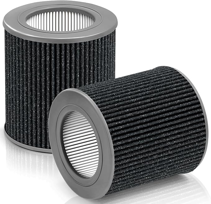 2 Pack Air Mini PECO-HEPA Replacement Filters Compatible