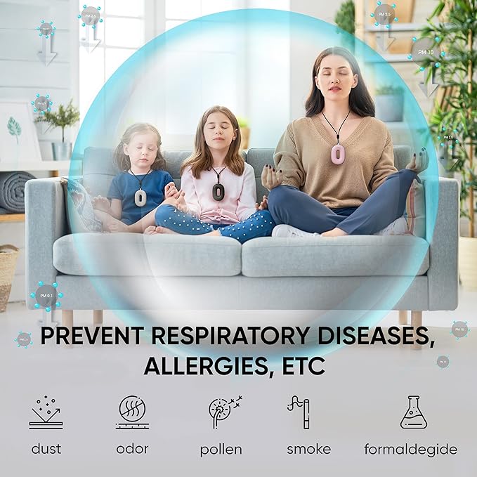 Wearable Air Purifier Necklace