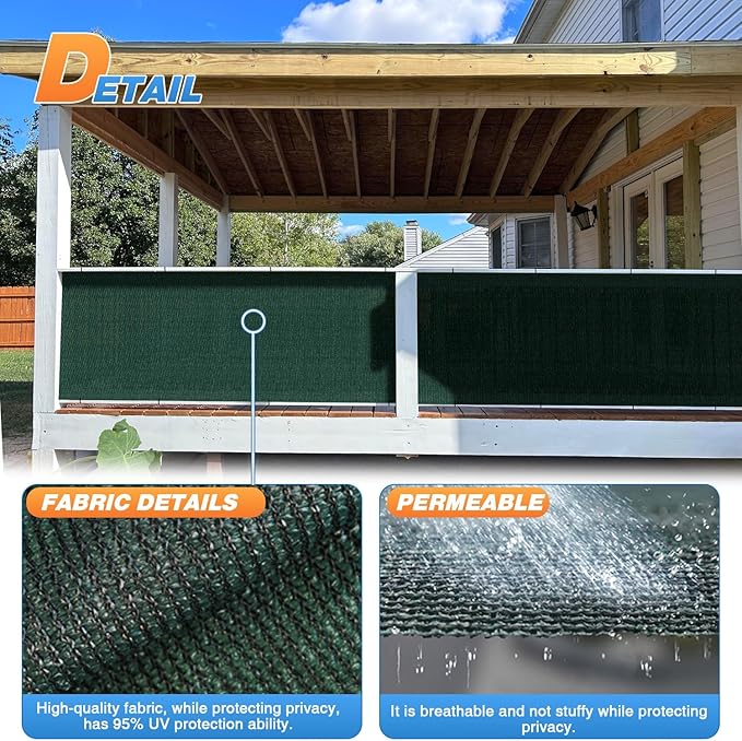 TANG Sun Shade Fabric Roll 8'x56' Shade Cloth