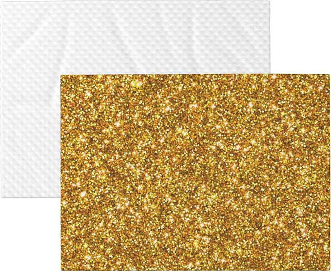 Waterproof Dog Blanket Soft Pet Blanket for Puppy Cat, Fleece Cat Throw Blankets for Furniture Bed Couch Sofa Reversible - Gold Glitter 1