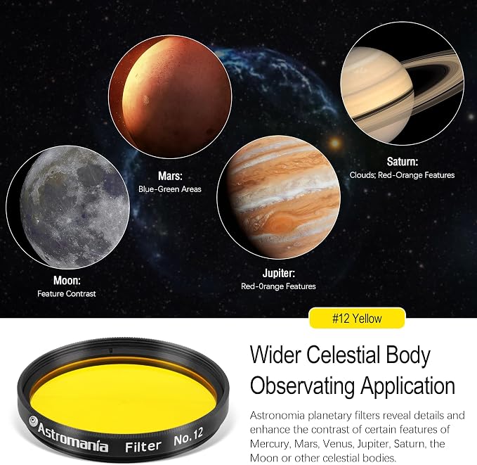 Astromania Telescope Filter, Planetary Filter