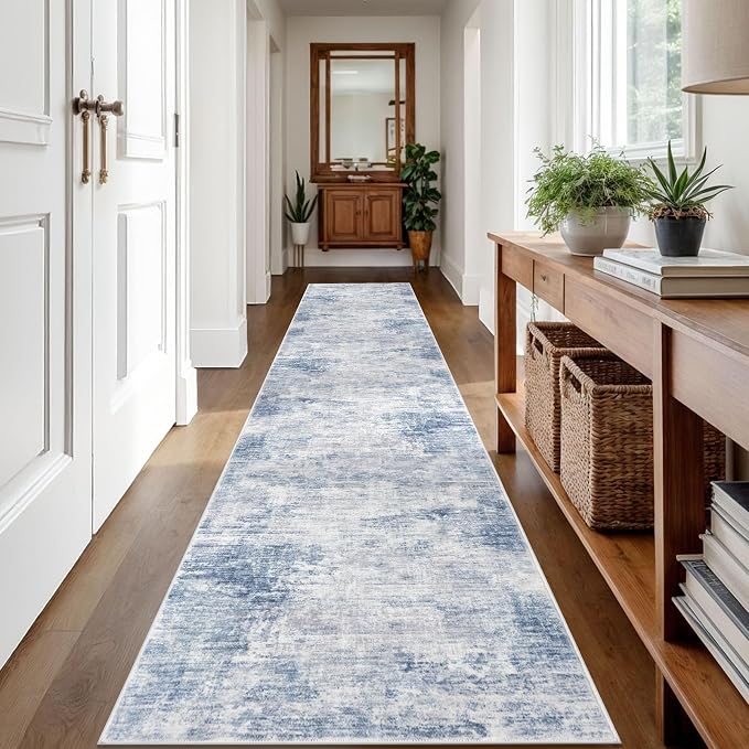 IOHOUZE Abstract Runner Rug 2x12 Ft Washable Runners