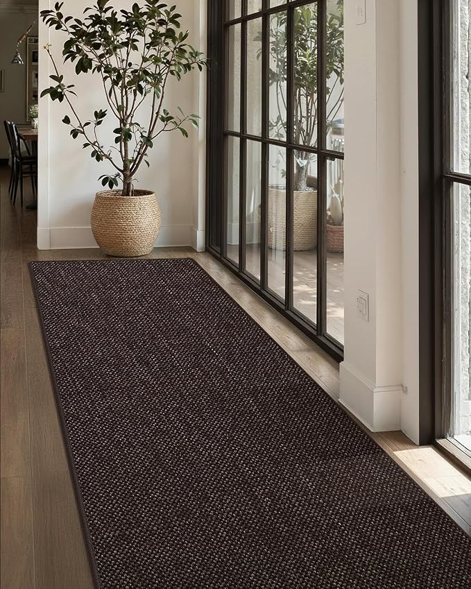 Color&Geometry Door Mat 2'2"x7'11" Runner Rug