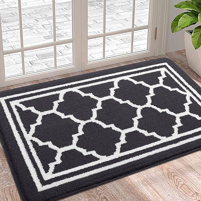 Buganda Indoor Door Mat, Dirt-Resistant and Absorbent Doormat, Low Profile