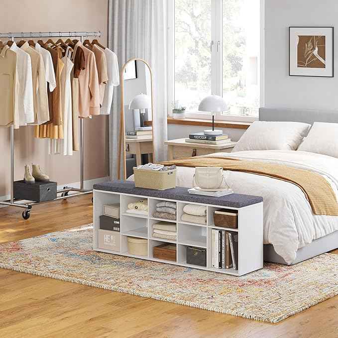 DINZI LVJ Shoe Storage Bench