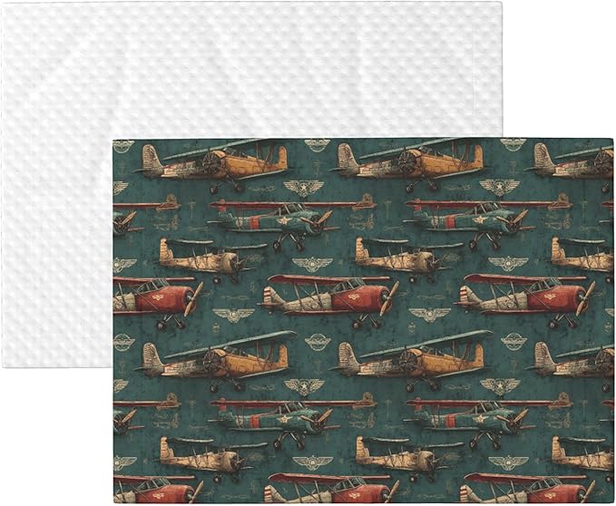 Waterproof Dog Blanket Soft Pet Blanket for Puppy Cat, Fleece Cat Throw Blankets for Furniture Bed Couch Sofa Reversible - Airplanes and Aviation Signs 1