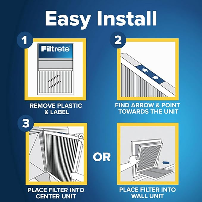 Filtrete 14x25x1 AC Furnace Air Filter, MERV 13, MPR 1900, Premium Allergen
