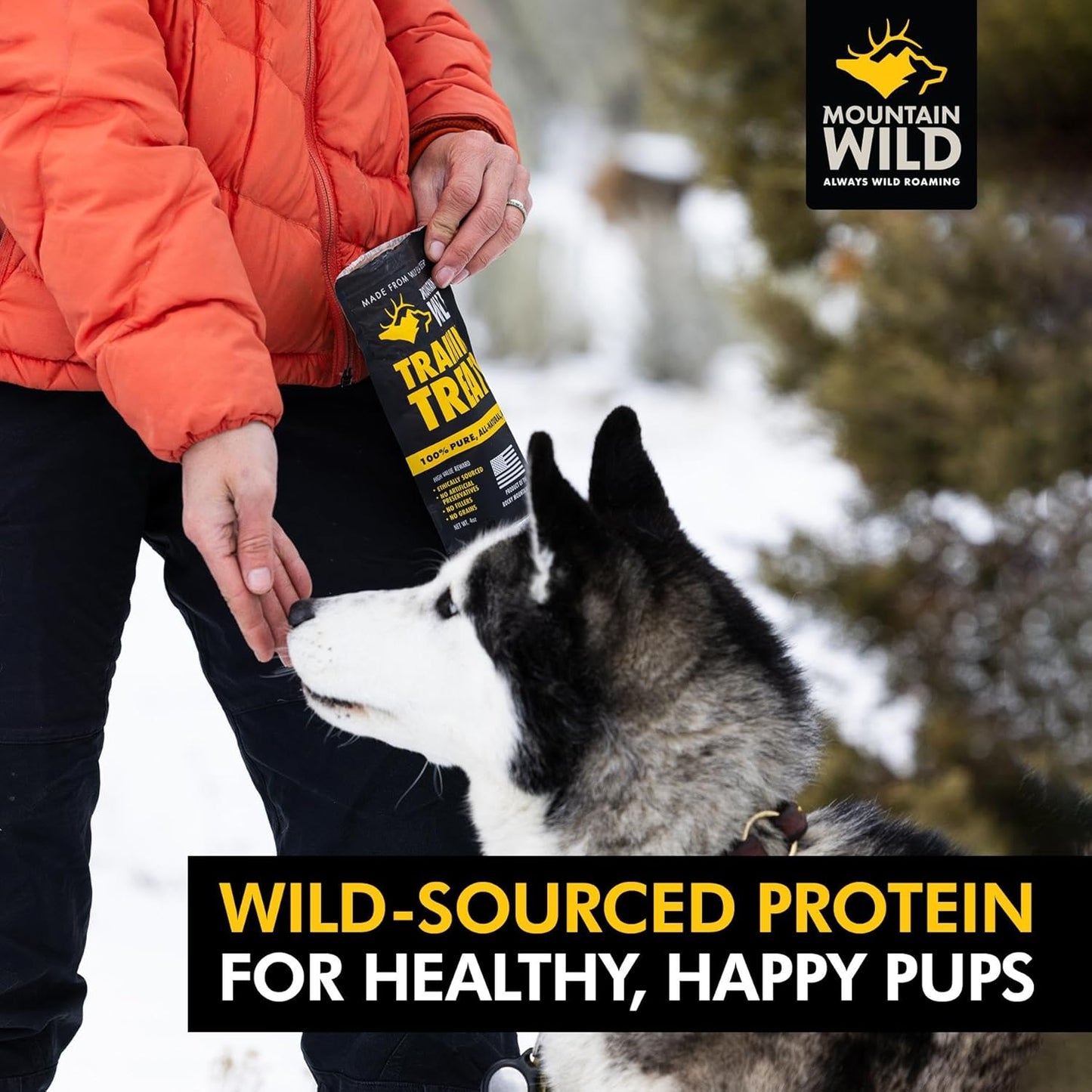 Training Treats for Dogs & Puppies – Elk & Venison Protein Puppy & Dog Treat – High Value, All-Natural, No Fillers, Grain-Free, No Artificial Preservatives – 4oz, 2 Bags