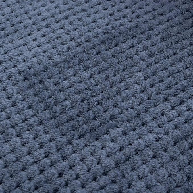 Pet Blanket Warm Soft Dog Blankets Washable Cat Throw Blankets Sofa Bed Couch Furniture Protector Cover for Small Medium Large Dogs Cats, Blue, 63" x 79"