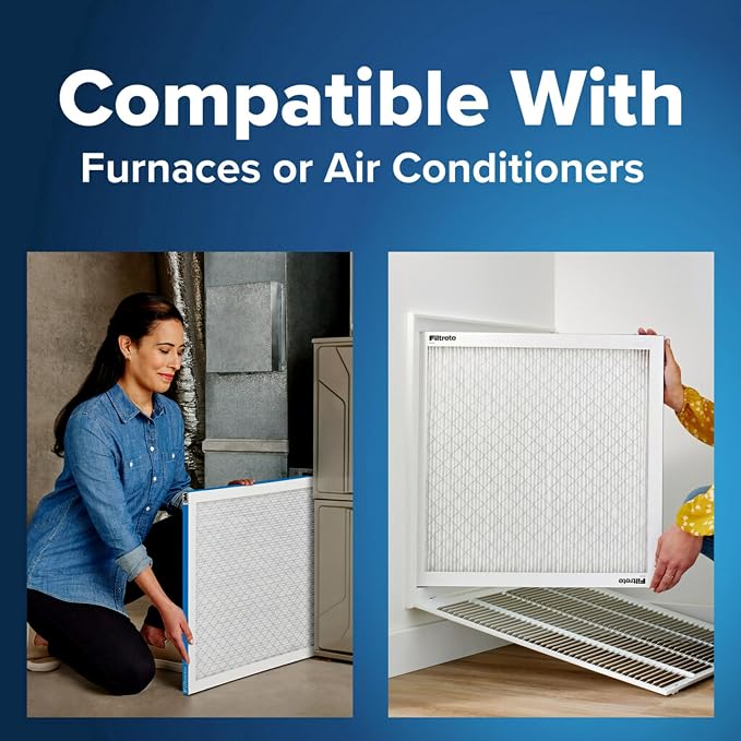 Filtrete 12x20x1 AC Furnace Air Filter, MERV 13, MPR 1900, Premium Allergen
