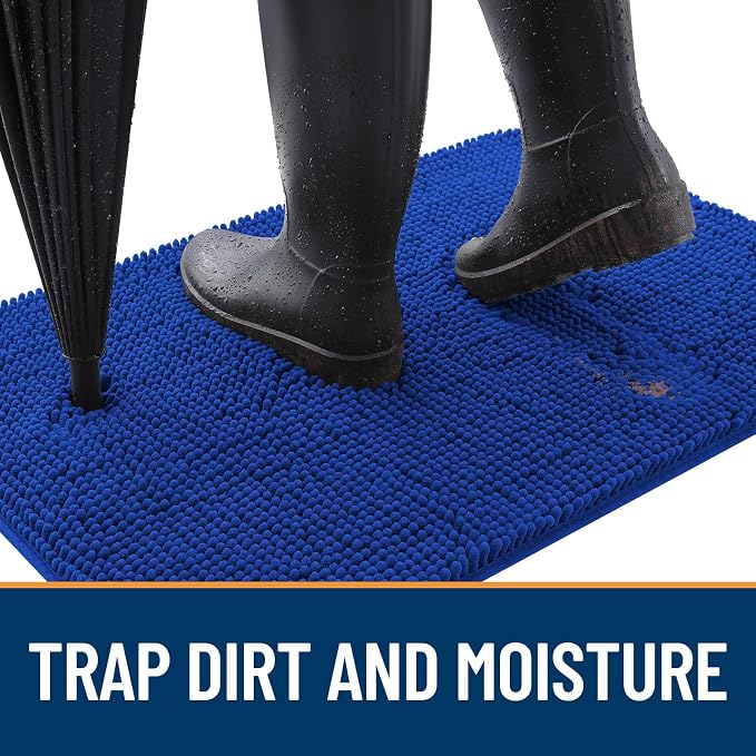 OLANLY Dog Door Mat for Muddy Paws 40x32, Absorbs Moisture and Dirt, Absorbent