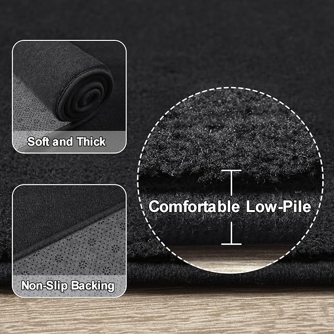 Amearea Modern Soft Hallway Runner Rug, 2x6 Feet Washable Runner Rugs