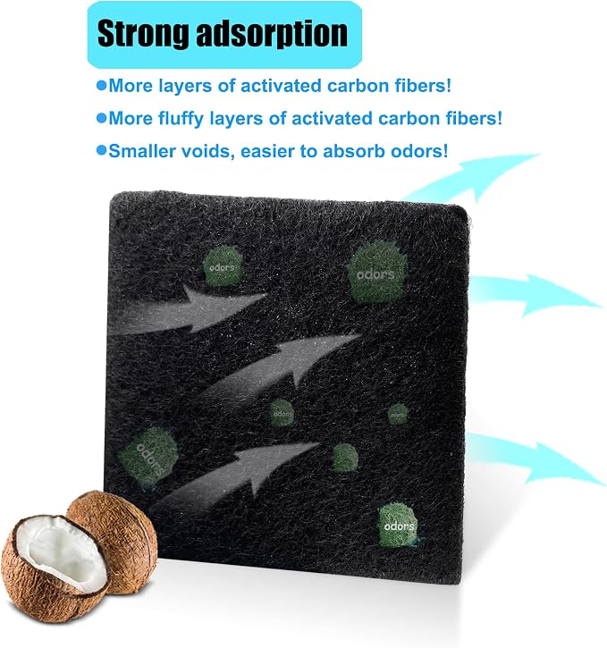 12 Pack Replacement Odor Absorbing Filter Refills