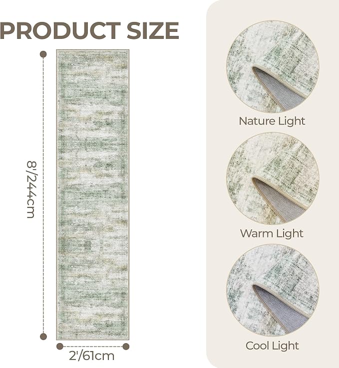 Rug Runners for Hallways Non Slip