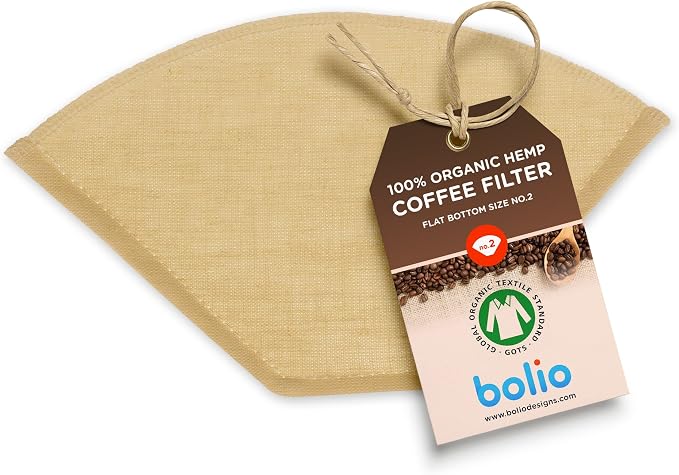 Organic Hemp Reusable Coffee Filter