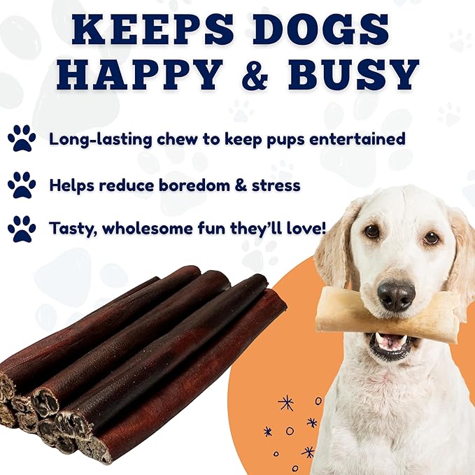 Amazing Dog Treats - 6 Inch Bulk Collagen Sticks for Dogs - (150 Count) - Collagen Sticks for Dogs - No Hide Dog Bones