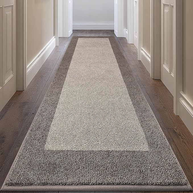 Machine Washable Runner Rug 32" x 96", Non Slip Kitchen Mat