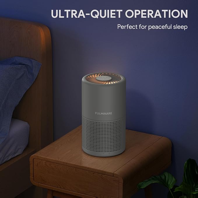 FULMINARE Air Purifiers for Home H13 True HEPA Air Filter Quiet Air Cleaner