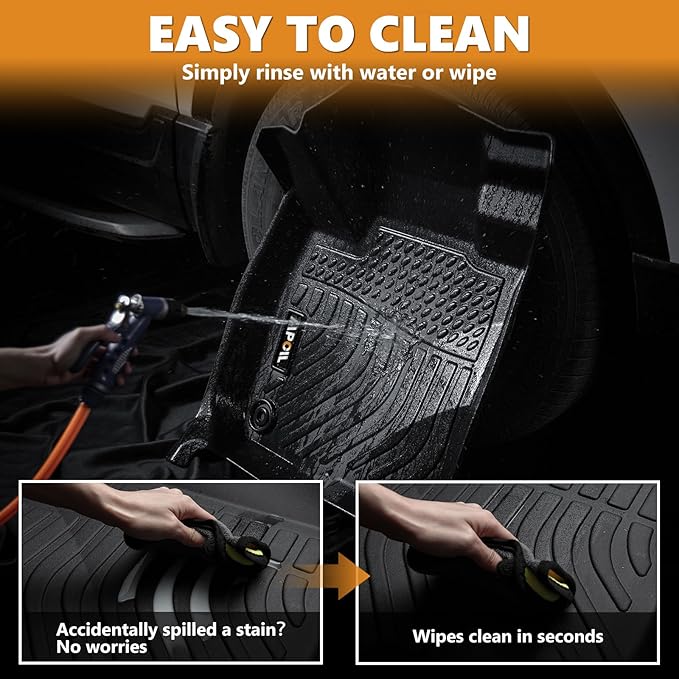 AIPOIL® Floor Mats & Cargo Liner Set for 2022-2025 2026 Lexus NX Hybrid (Include Plug-in) All Weather Protection TPE Anti-Slip Automotive Full Set Custom Car Mats Accessories - Black