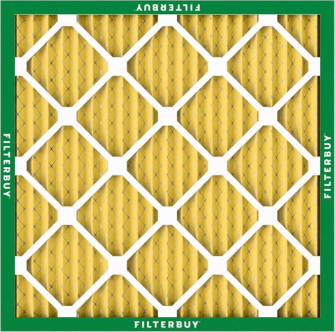 Filterbuy 24x24x1 Air Filter MERV 11 Superior Pet & Allergy Defense,