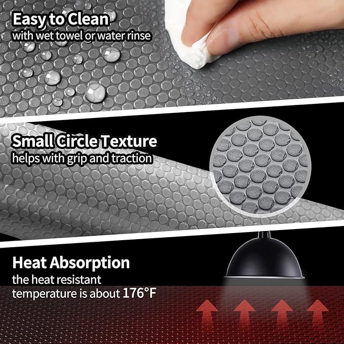 Bearded Dragon Mat 1Pack 18x36, Reptile Tank Accessories, Terrarium Liner Bedding, Non-Adhesive Reptile Substrate Mat for Bearded Dragon, Leopard Gecko, Lizard, Tortoise, Iguana Tank