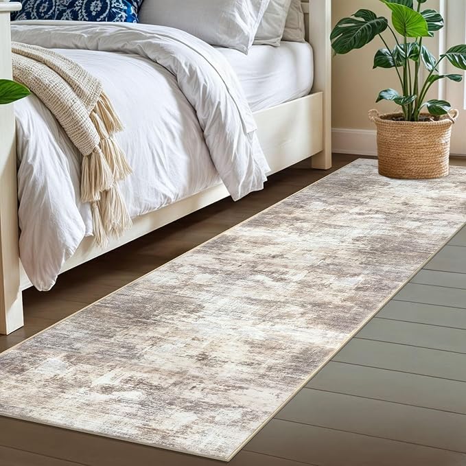 IOHOUZE Abstract Runner Rug 2x7 Ft Washable Runners