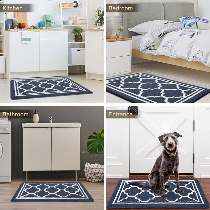 Buganda Runner Indoor Door Mat, Dirt-Resistant and Absorbent Doormat, Low