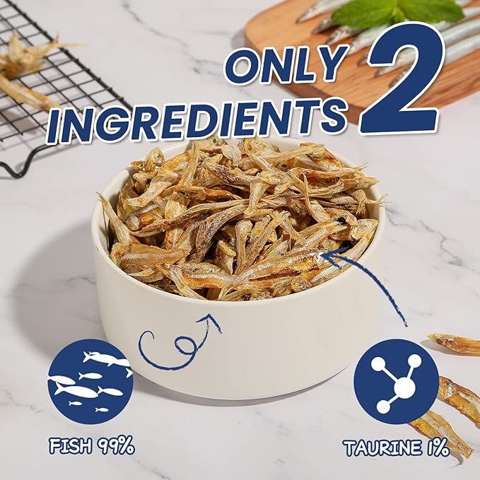 PAWUP Chicken Wrapped Fish & Whole Fish Treats for Dogs, Air Dried -100% Wild-Caught Fish Treat, Only Two Ingredient, High in Protein and Omega-3