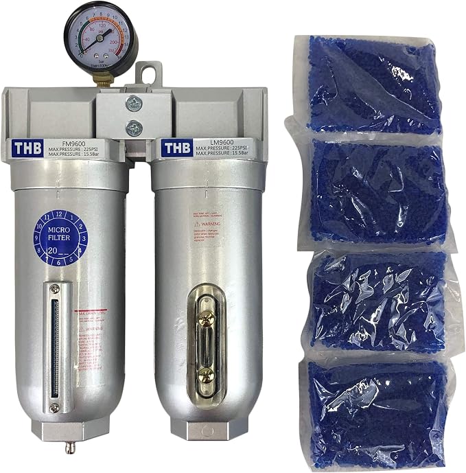 3/4" COMPRESSED AIR DESICCANT AIR DRYER/COALESCING FILTER