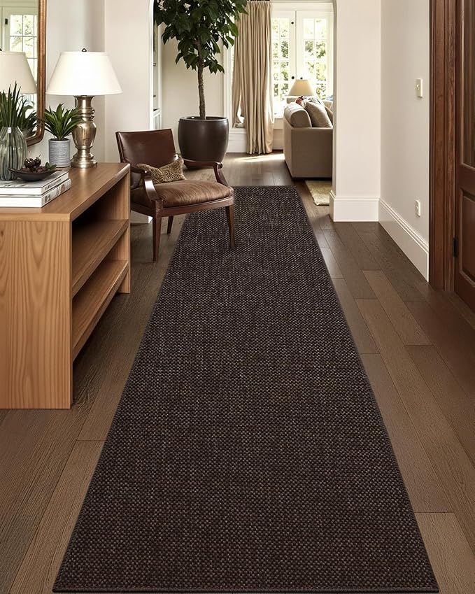 Color&Geometry Door Mat 2'4"x12' Runner Rug