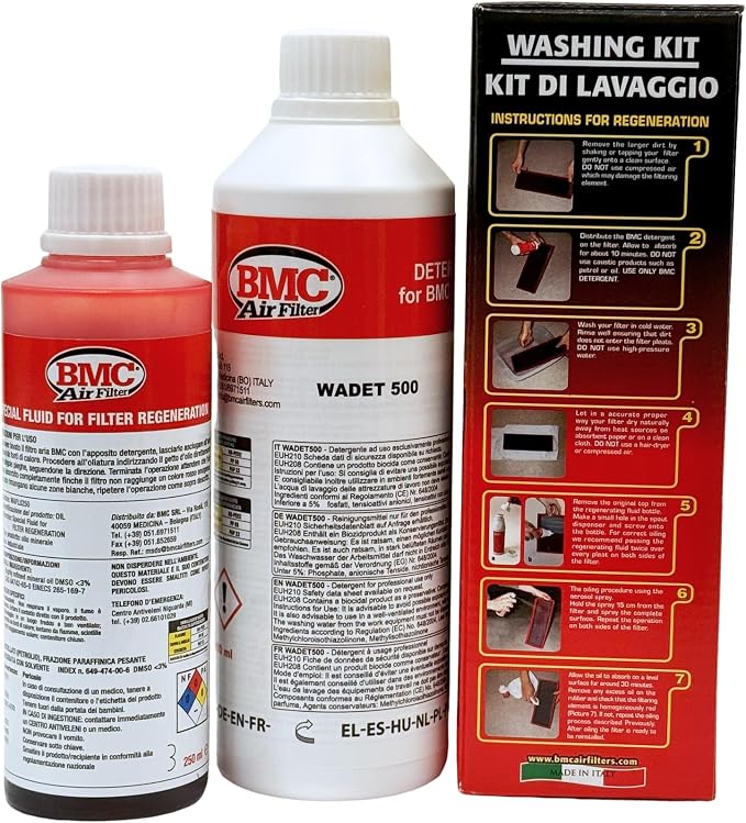 BMC Automotive Air Filter Complete Wash Kit