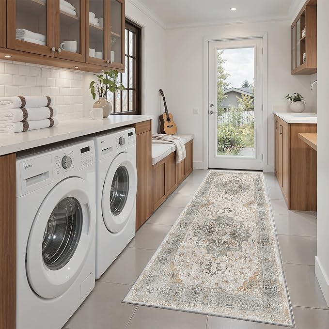 Madane Washable Runner Rug