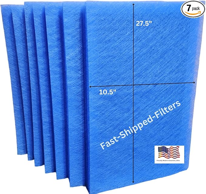 Fast-Shipped-Filters 7 Pack 12x30 Replacement Filter Pads Compatible