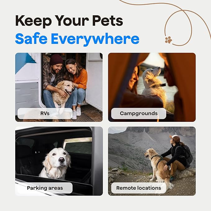 Waggle 4G Pet Temperature Monitor (Lite) - No WiFi Needed - Real Time App, SMS & Email Alerts - RV, Car & Home Safety Device - Power Outage Alerts - Subscription Required