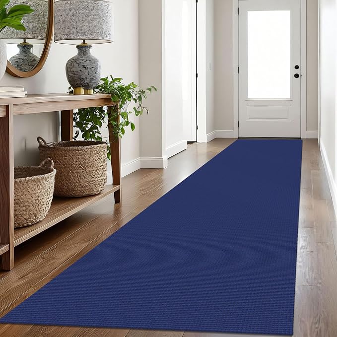 IOHOUZE Washable Exrea Long Hallway Runner Rug 3x16 Non Slip Rubber Backed