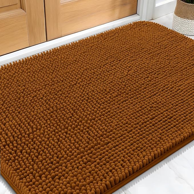 OLANLY Dog Door Mat for Muddy Paws 30x20, Absorbs Moisture and Dirt, Absorbent