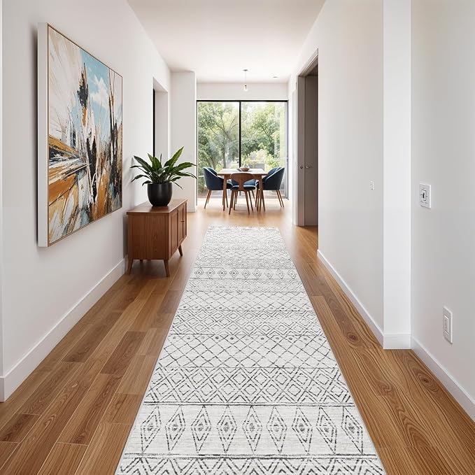 2'6"x14' Runner Rug Moroccan Washable