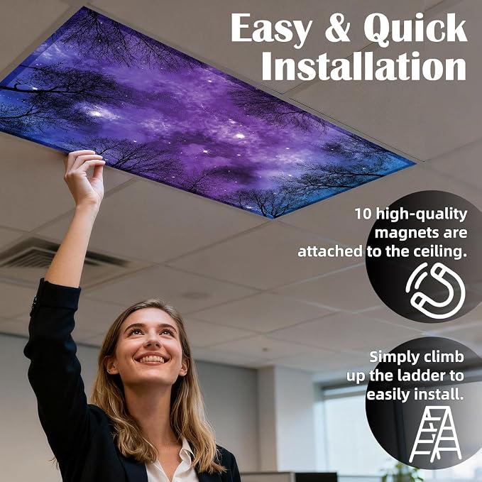 4 Pcs Fluorescent Light Covers