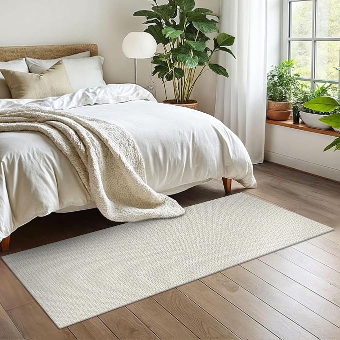 EARTHALL Woven Runner Rug 2x6 Ft Washable Runners