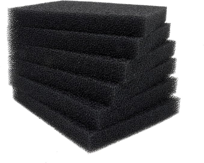 ALEGI Aquarium Bio Sponge Fitler Media, 6.28 x 5.5 x 0.78 Inch Fish Tank Filter