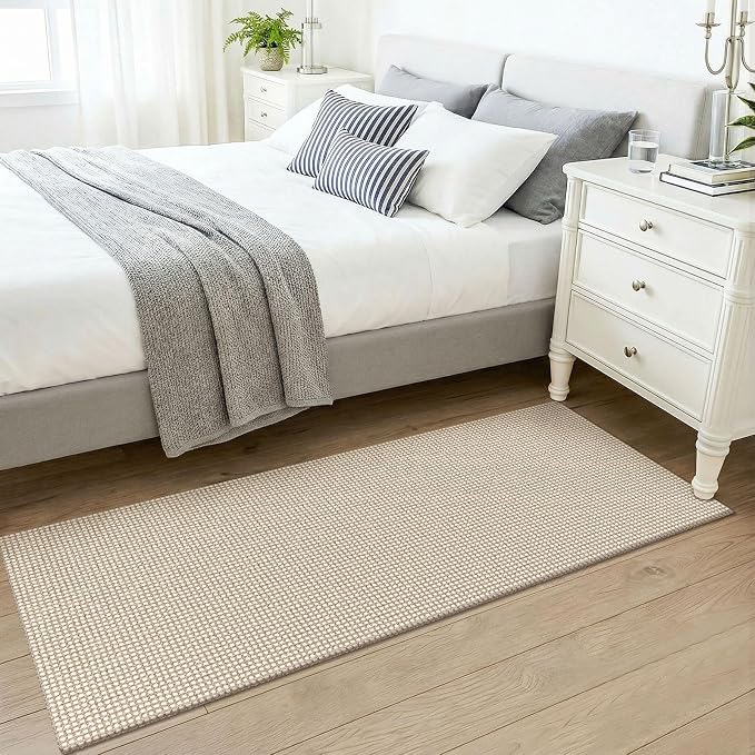 KOZYFLY Runners for Hallways 2x5 ft Washable Kitchen Runner Non Slip Rubber