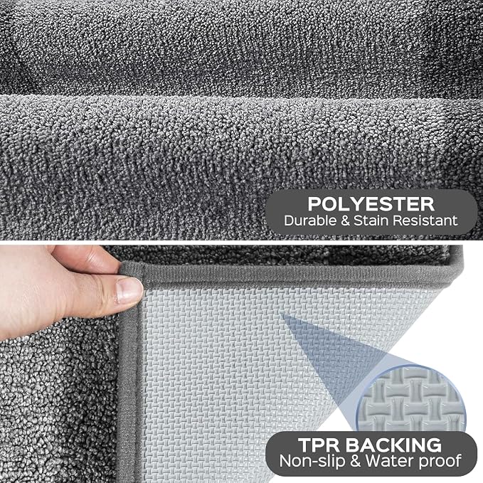Washable Area Rug 34" x 60", Non Slip Kitchen Rug