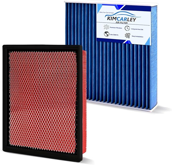 1pc Cabin & 1pc Engine Air Filter Kit Accessories