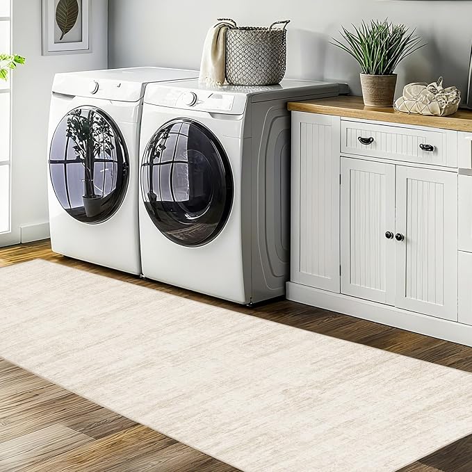 Washable Runner Rugs 3x10 Abstract Kitchen Runner Rug Non Slip Backing