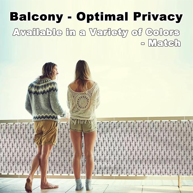 Privacy Screen Protector 1.6' x 32.8' Durable and UV Resistant Privacy Screen
